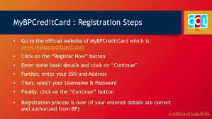 First of all, visit the mybpcreditcard.com. Login Mybpcreditcard