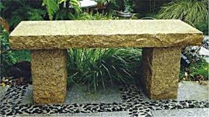 Rustic Beige Granite Bench Japanese