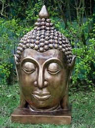 Garden Ornament Thai Buddha Head Bust