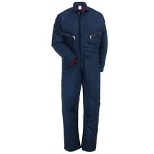 Red Kap Coveralls Mens Ct30 Nv Insulated Navy Blue Twill Coveralls