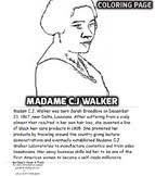 The overall paper size is. Madame C J Walker Worksheets Teaching Resources Tpt
