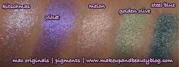 mac cosmetics originals pigment