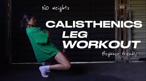 calisthenics leg workout without
