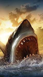 Ocean Shark Sharp Mouth Painting iPhone ...