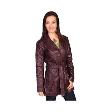 Womens Scully Classic Style Knee Length Coat L51 Size M 10 Wine