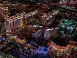 the 6 towers at caesars palace which