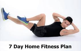 Weekly Exercise Plan For Fitness And
