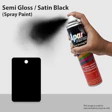 Semi Gloss Satin Black Code 012