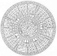 Download and print these aztec calendar coloring pages for free. Aztec Calendar Coloring Pages And Aztec Coloring Home
