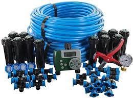 The type of material you use to install your sprinkler system will depend on the manufacturer's recommendations. Amazon Com Orbit 50021 In Ground Blu Lock Tubing System And Digital Hose Faucet Timer 2 Zone Sprinkler Kit Garden Outdoor
