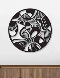 Metal Wall Hanging Art Decor Zentangle