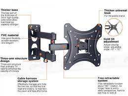 Articulated Monitor Wall Mount 12kg