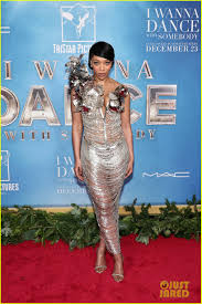 naomi ackie wows at premiere of whitney