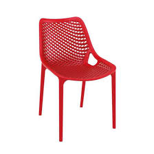 Stackable Red Outdoor Chairs