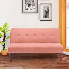 Modern 2 Seater Fabric Sofa Bed