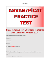 picat asvab test questions exams