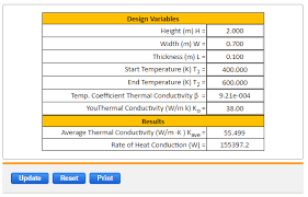 Heat Conduction Wall Equations And