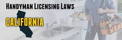 handyman licensing laws in california