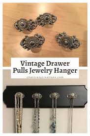 Vintage Drawer Pulls Jewelry Hanger