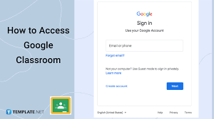 how to access google clroom