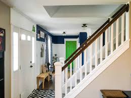 A half wall, knee wall or pony wall divides a room without turning it. How To Open Up An Interior Staircase A Turtle S Life For Me