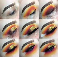 sunset cut crease how to create a