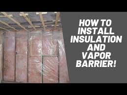 Install Insulation And Vapor Barrier