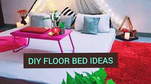stylish diy floor bed decor ideas india