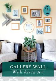 Gallery Wall With Arrow Art Capturing