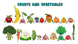 Learn About Fruits And Vegetables Fruits And Vegetables Lesson For Kids Preschool Learning