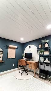 how to install shiplap ceiling over