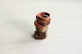 A wooden ring makes a rustic yet regal accessory which makes a unique statement. Simple Wooden Rings The Merrythought