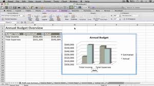 Add Chart Title Labels And Display A Data Table In Microsoft Excel Mooc