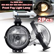 Pcmos 2pcs Set Front Left And Right Fog Lights For Mini R55 R56 R57 R58 Cooper 2007 2015 Car Light Fog Lamp Assembly 2019 New