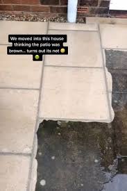 Woman Thought Patio Slabs At New Home