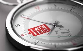 how to charge late fees on an invoice