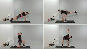 kettlebell core workout 8 exercises