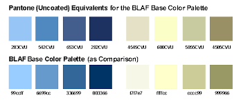 blaf guidelines color palette and