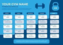 free personal trainer workout schedule