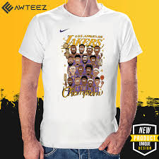 Browse majestic's lakers nba finals store for the latest lakers champs shirts, hats, hoodies and more champs los angeles lakers 2020 nba finals champions panini 30 card team set. Team Los Angeles Lakers Nike 2020 Nba Finals Champions Celebration Roster T Shirt Sweater Hoodie And Long Sleeved Ladies Tank Top