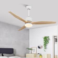 42 52 Inch Ceiling Fans With Lights For Living Room Remote Ceiling Fan Lamp Nordic Ventilateur Cooling Fan Light