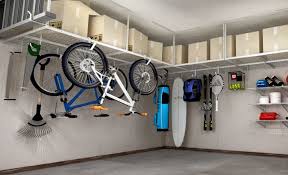 how to install overhead garage shelving
