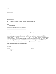 letter tenant notice fill out sign