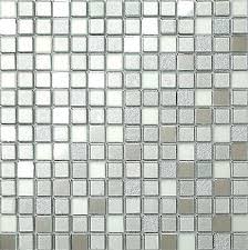 glass mosaic tiles wall mirror frosted