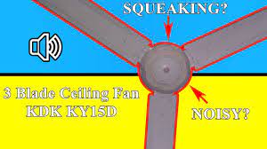 squeaking ceiling fan replace bearing
