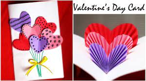 Maybe you would like to learn more about one of these? Diy Valentine Card Handmade Popup Card For Valentine S Day 3d Hearts Card Reupload Youtube