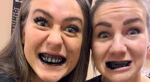 Make sure you gently brush all around your mouth, hitting each tooth, for the best results. Debunking Diy Teeth Whitening Trends Activated Charcoal Oil Pulling And Lemon Juice And Baking Soda
