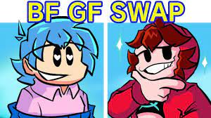 Friday Night Funkin' but BF & GF Swapped Roles (FNF Mod) Saturday Night  Swappin' FULL WEEK CUTSCENES - YouTube
