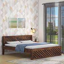 Solid Sheesham Wood King Size Bed