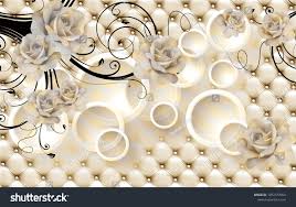 3d Flowers Background Circle Wallpaper ...